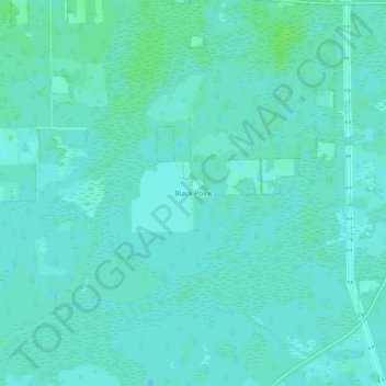 Topografische Karte Black Point, Höhe, Relief