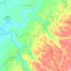 Topografische Karte Butong, Höhe, Relief