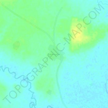 Topografische Karte Ramnagar, Höhe, Relief