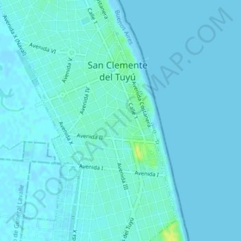 Topografische Karte PLAZA PERIRA, Höhe, Relief