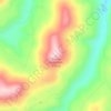 Topografische Karte France Mountain, Höhe, Relief