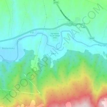 Topografische Karte Karıt, Höhe, Relief