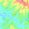 Topografische Karte A-dos-Ruivos, Höhe, Relief