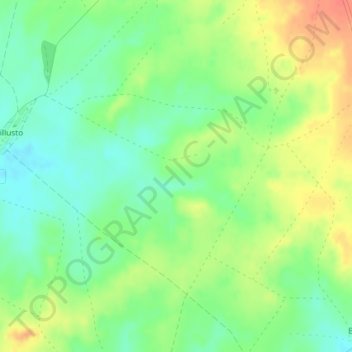 Topografische Karte Valdez, Höhe, Relief