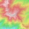 Topografische Karte Sandakphu, Höhe, Relief
