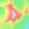 Topografische Karte Signal du Petit Mont Cenis, Höhe, Relief