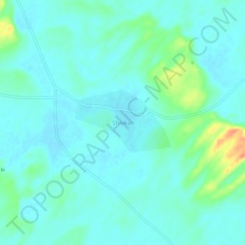 Topografische Karte Shivkar, Höhe, Relief