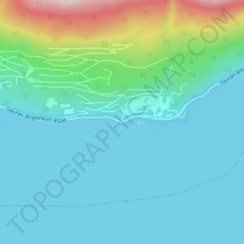 Topografische Karte Anglemont, Höhe, Relief