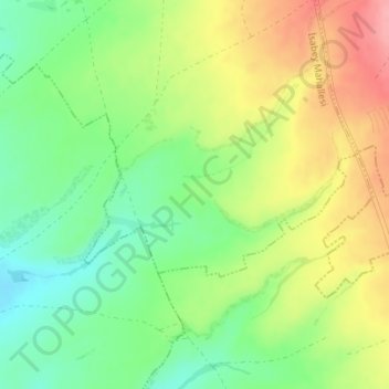 Topografische Karte Toldam, Höhe, Relief