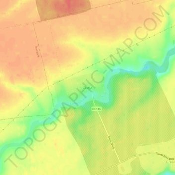 Topografische Karte Zboiu, Höhe, Relief