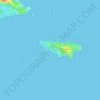 Topografische Karte Corregidor, Höhe, Relief
