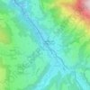 Topografische Karte Kühle Luft, Höhe, Relief