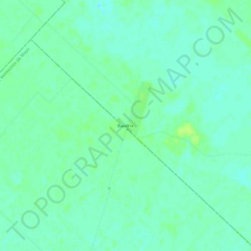 Topografische Karte Baudrix, Höhe, Relief