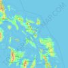 Topografische Karte Sorsogon, Höhe, Relief