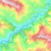 Topografische Karte Agastmuni, Höhe, Relief
