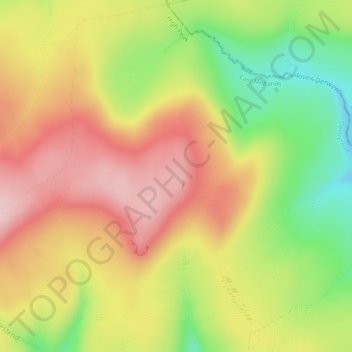 Topografische Karte Barrow Stones, Höhe, Relief