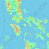 Topografische Karte Marinduque, Höhe, Relief