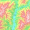 Topografische Karte Chitral, Höhe, Relief