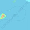 Topografische Karte Pulau Pandan, Höhe, Relief