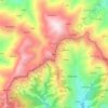 Topografische Karte Nalia, Höhe, Relief