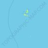 Topografische Karte Gun Cay, Höhe, Relief