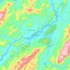 Topografische Karte ຫຼວງພະບາງ, Höhe, Relief