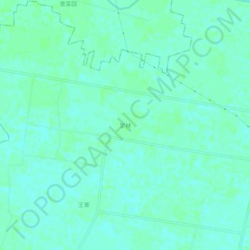 Topografische Karte Tanglin, Höhe, Relief