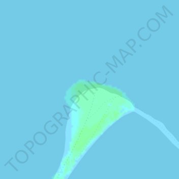 Topografische Karte Point Barrow, Höhe, Relief