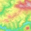 Topografische Karte Lichtenhain, Höhe, Relief