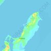 Topografische Karte Koyaama, Höhe, Relief