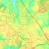 Topografische Karte Charleston Heights, Höhe, Relief