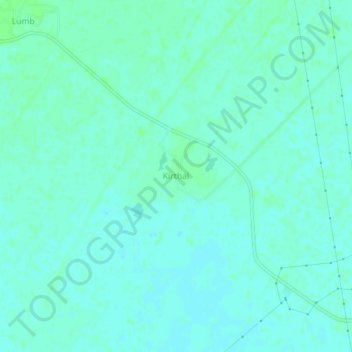 Topografische Karte Kirthal, Höhe, Relief