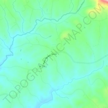 Topografische Karte Ararat, Höhe, Relief