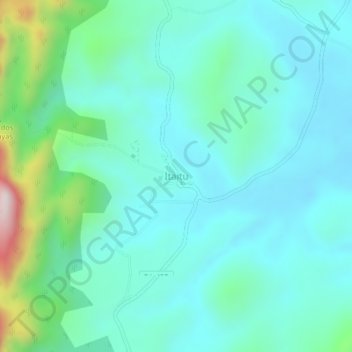 Topografische Karte Itaitu, Höhe, Relief