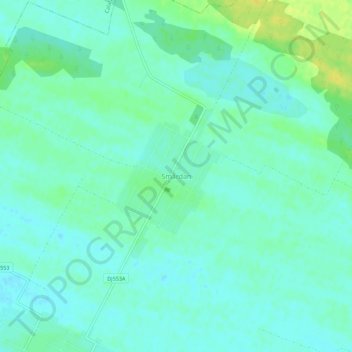 Topografische Karte Smârdan, Höhe, Relief