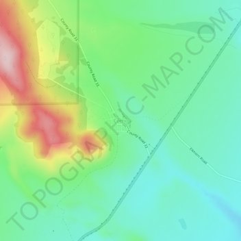 Topografische Karte Como, Höhe, Relief