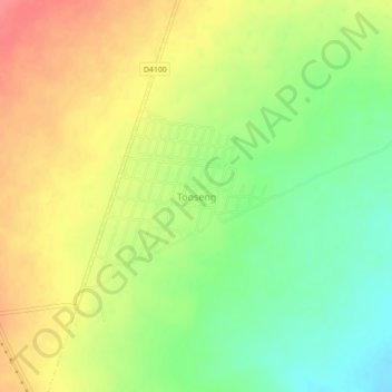 Topografische Karte Tooseng, Höhe, Relief