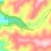 Topografische Karte Queen Mary Falls, Höhe, Relief