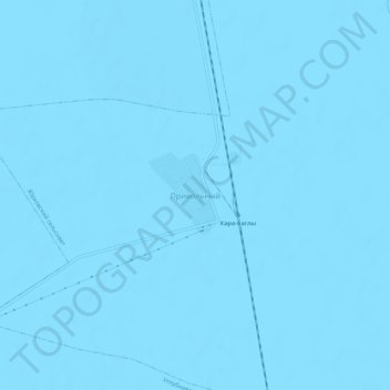Topografische Karte Привольный, Höhe, Relief