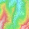 Topografische Karte Tanque, Höhe, Relief
