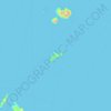 Topografische Karte Biaro Island, Höhe, Relief