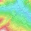 Topografische Karte Le Puy, Höhe, Relief