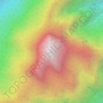 Topografische Karte Pico Bonito, Höhe, Relief