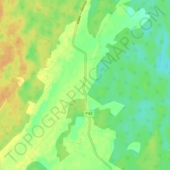 Topografische Karte Doktas, Höhe, Relief