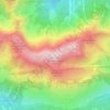 Topografische Karte Hinteres Sonnwendjoch, Höhe, Relief