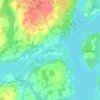 Topografische Karte Bobcaygeon, Höhe, Relief