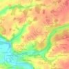 Topografische Karte Brouillard, Höhe, Relief