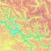 Topografische Karte Baltistān District, Höhe, Relief
