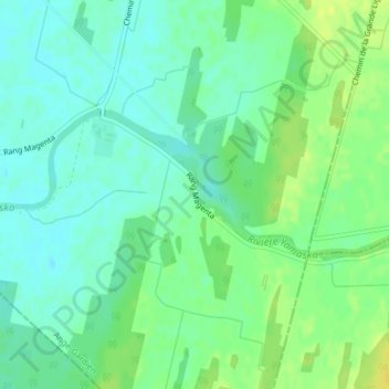 Topografische Karte Magenta, Höhe, Relief