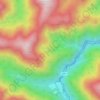Topografische Karte Quen, Höhe, Relief